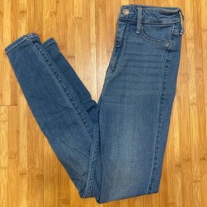 Hollister Ultra-Rise Light Blue Skinny Jeans